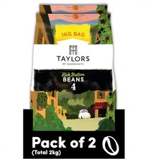 Taylors of Harrogate Rich Italian Coffee Beans 2kg | 2 x 1kg Pack 18.45 per kilo
