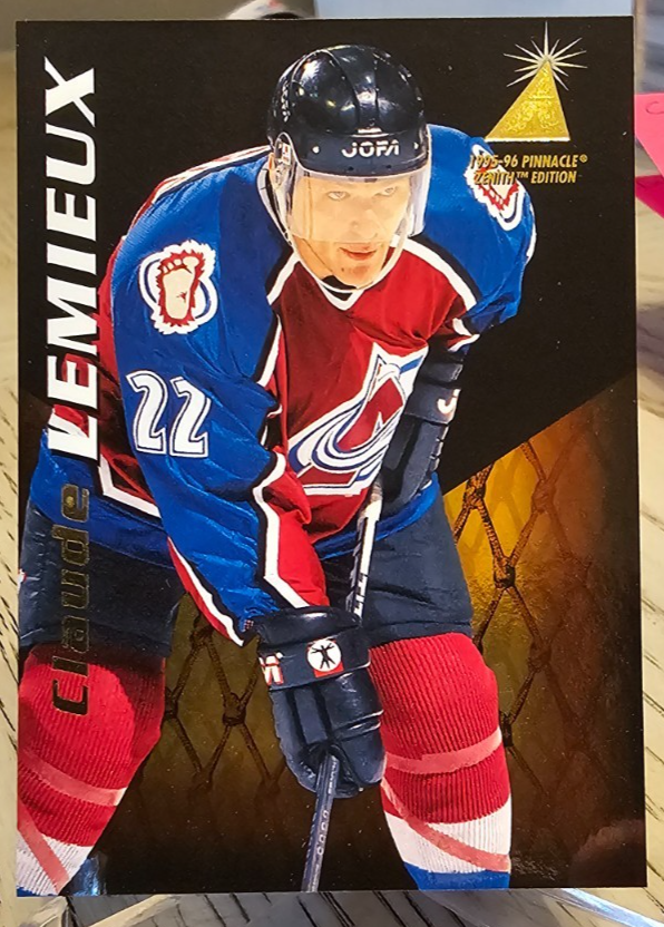1995-96 Pinnacle Zenith Claude Lemieux #116 Colorado Avalanche | eBay