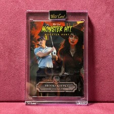 2025 Wildcard Haunted Hits Brooks Koepka 1/1 Wicked Witch Lava Monster Hit