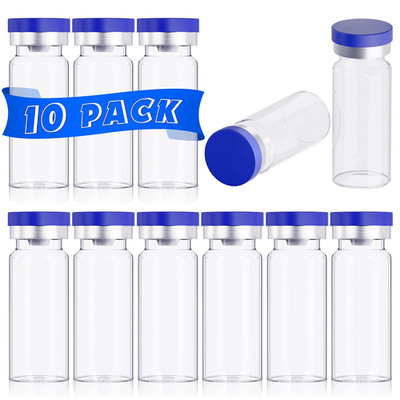 10Ml Vials for Injections with Self-Healing Injection Port and Sealed Cap