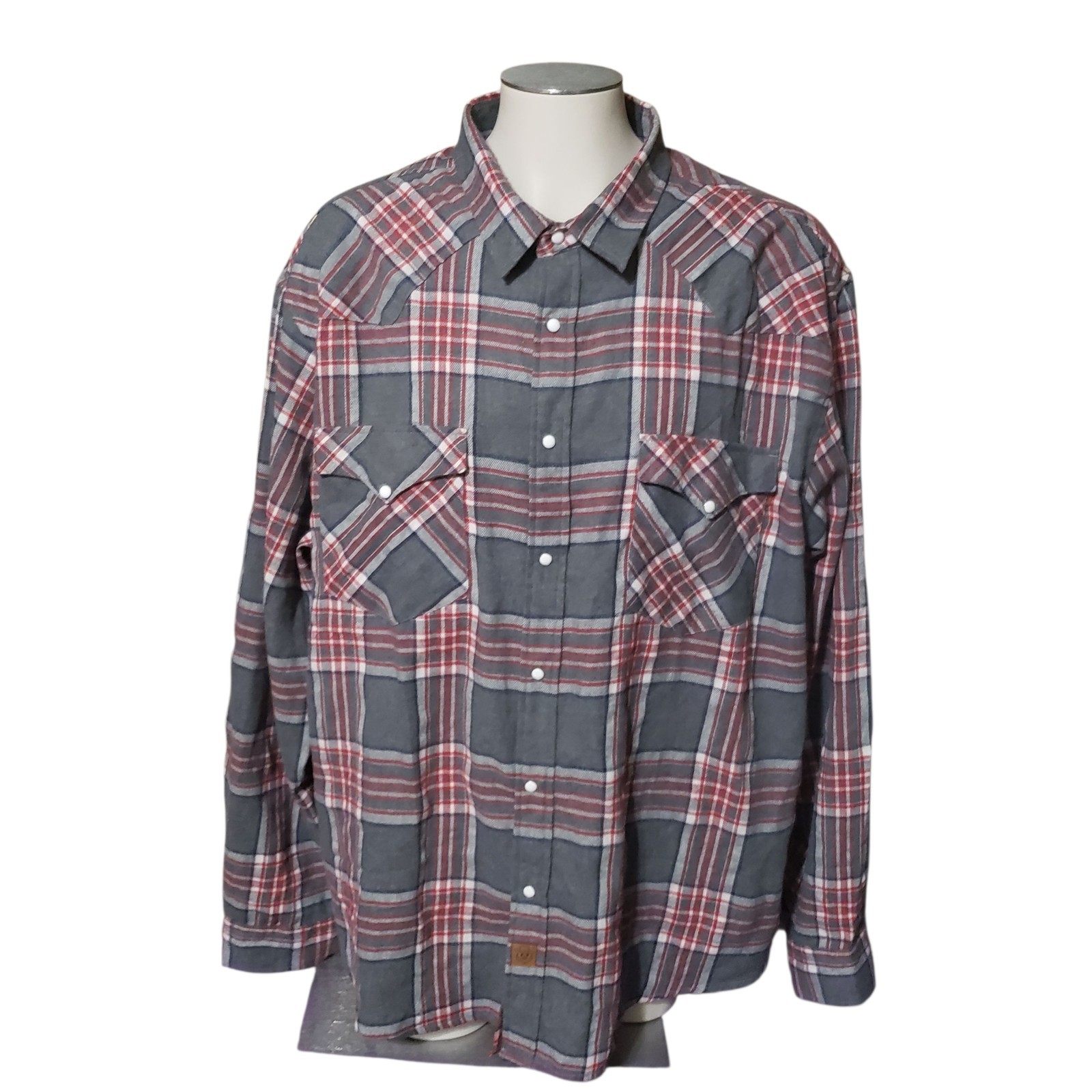 Customized Version By Dubinik Gray Red Pearl Snap… - image 1