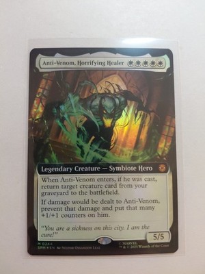 Anti-Venom, Horrifying Healer (Extended Art FOIL) Marvel's Spider-Man (SPM) MTG