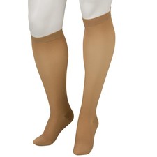 Basic 4411 Knee-High 20-30 mmHg Closed Toe Compression Stocking - Men  Women...