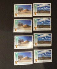 UNITED NATIONS VIENNA SCOTT #114-115 NAMIBIA INDEPENDENCE MNH 4 SETS OF 2