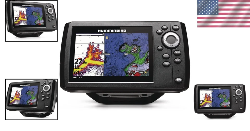 10-Inch Helix 5 Fish Finder with Enhanced GPS & Dual Spectrum Sonar Technology - Image 2 of 4