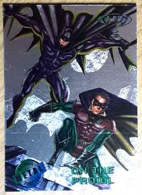 1995 Batman Forever Silver Flasher Card 94 ON THE PROWL.