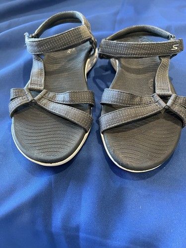 Set 2 Skechers Damen-Sandalen Goga Max Brilliancy On The Go marineblau schwarz Komfort 8 - Bild 12 von 19