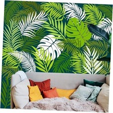 5 Large Leaf Stencils - 12 x 16 Inch, Reusable Palm  Fern Stencil 33 - 5PCS