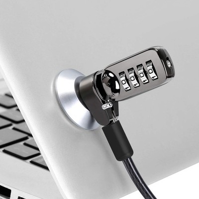 Laptopschloss Notebook Lock Mit 4-Digit Passwort Schutz Kombination Kabel 2m