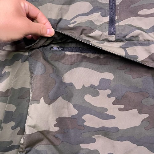 Anti Social Social Club Mens Green Orange Logo Camo Anorak Jacket Size XL image 6