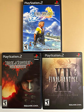 Final Fantasy X, XII Collector's Edition. Dirge of Cerberus - PS2 Bundle