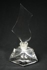 Vintage Lausitzer Hand Cut Crystal Perfume Bottle with Sail Stopper 1950’s — photo 1