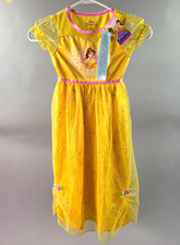 Disney Princess Belle Girls Pajama Costume Size 6  Beauty and the Beast NWT