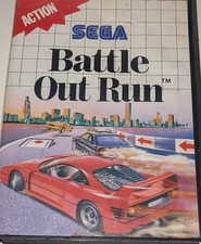 Sega Master System Game Battle Out Run Boxed