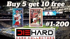 2025 Donruss Football 1-200 Complete Your Set You Pick Buy 5 get 10 free