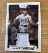 2008 Topps Retail Relics #CC Chris Capuano Jersey