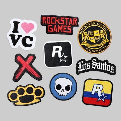 Rockstar Games Patch Set 1 GTA Red Dead 9 Total | eBay