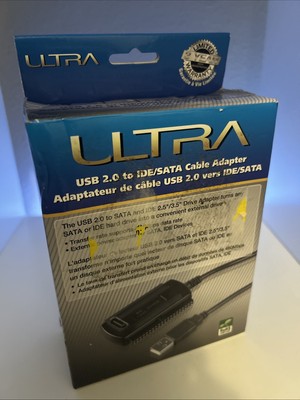 Ultra USB 2.0 to IDE/SATA Cable Adapter.  Never Used. Original Box