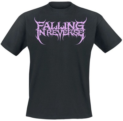 Falling In Reverse T-Shirt Herren Popular Monster Text schwarz Band-Merch, Bands