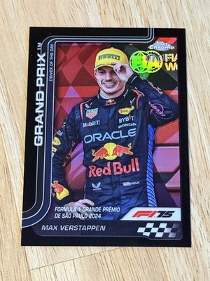 2025 Topps Chrome F1 Max Verstappen Black  /10 #142 Grand Prix Winner Formula 1