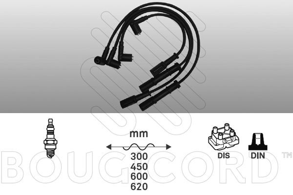 Faisceau d'allumage pour Fiat Punto 1.2 60 et Panda 1.1 essence