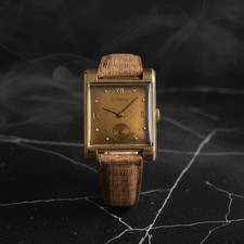 Breitling Tank 26mm – 18K Gold | Tropical Dial | Calibre 10 Serviced in 2026