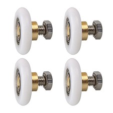 Qikuver Shower Door Roller, 4 Sets Shower Door Rollers Runners 20mm Diameter ...