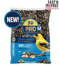 3-D Pro Blends Finch Lovers Wild Bird Food, Blend of Wild Bird Seeds, 5 Pounds