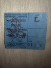 Manchester United v Stoke City 7th November 1970 Ticket Stub