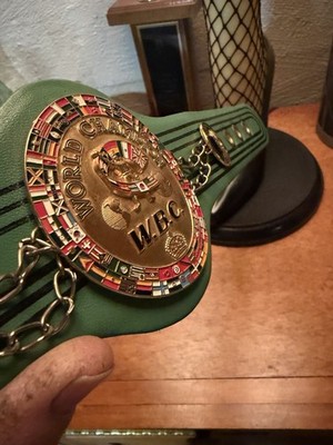 Official Micro WBC Boxing Belt Real Leather. Mike Tyson Muhammad Ali Boxing Belt