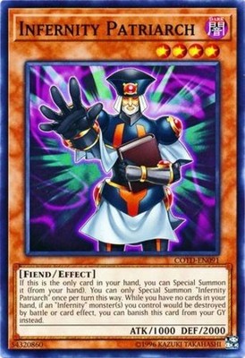 Infernity Patriarch - COTD-EN091 - Common - Unlimited Edition - Damaged