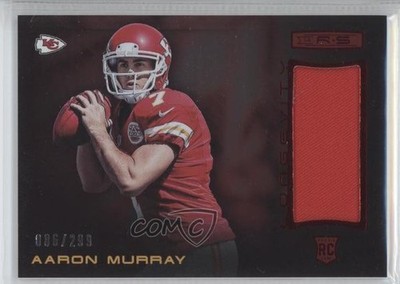 2014 Rookies & Stars Longevity Rookie Materials Ruby /299 Aaron Murray #2 RC 1l7