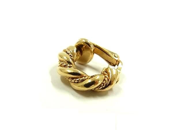 Dior Gold One Ear Clip Earrings for Women Luxury Fashion Accessory