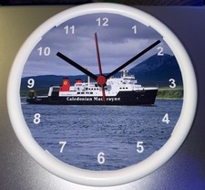 CalMac HEBRIDEAN ISLES Wall Clock - Car Ferry RoRo Ship Caledonian Macbrayne