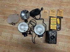 Vintage Kodak Brownie Junior Six-16 Film Camera Art Deco Face