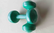 2 Stk BERG Hantel, grün, 24.5 cm long, 2x ca 2.5 kg