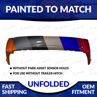 NEW Painted To Match 2007 2008 2009 Dodge Nitro Unfolded Rear Bumper