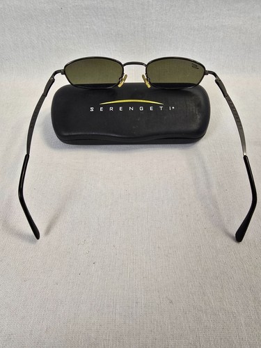 Serengeti Sports Wrap Metal Black Eyeglasses Frames Made In Italy GG6598 - Picture 4 of 12