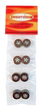 Brightvision 8 NEW XL Redline Bearing Wheel Sampler Pack - Deep Dish, HK + US