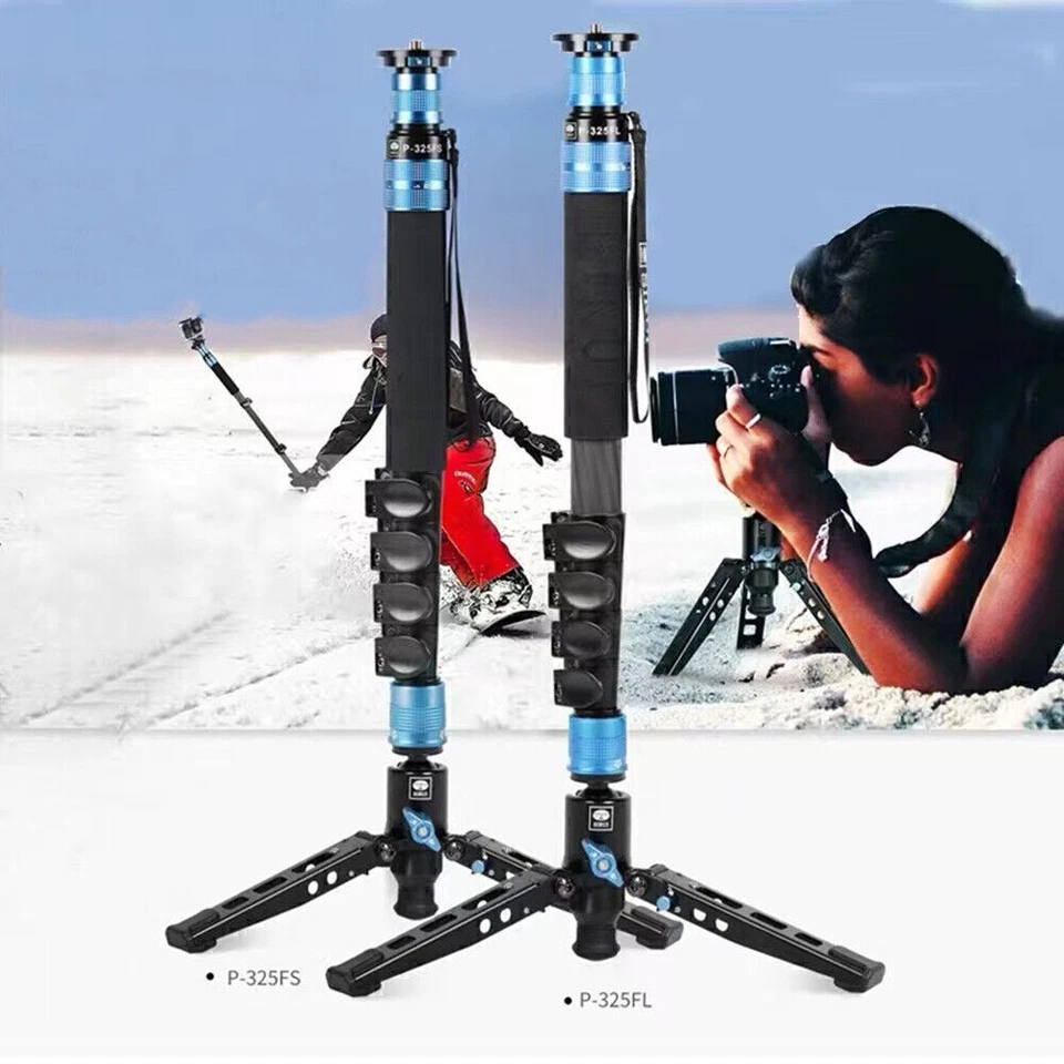 SIRUI P-325FS Camera Monopod Fold Carbon Fiber For Nikon Canon DSLR - Image 2 of 4