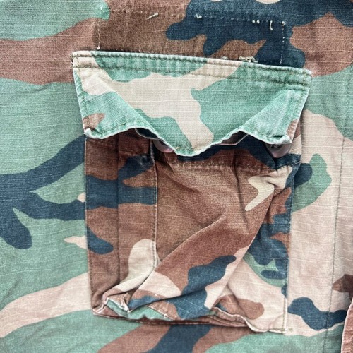 Army Issue Camo Combat Coat Button Up Mens Medium Atlantco 8415-01-084-1654 - Picture 4 of 11