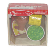 Melissa and Doug Play Wooden Food Dinner Picnic Box 5 Piece Set Pretend Play New