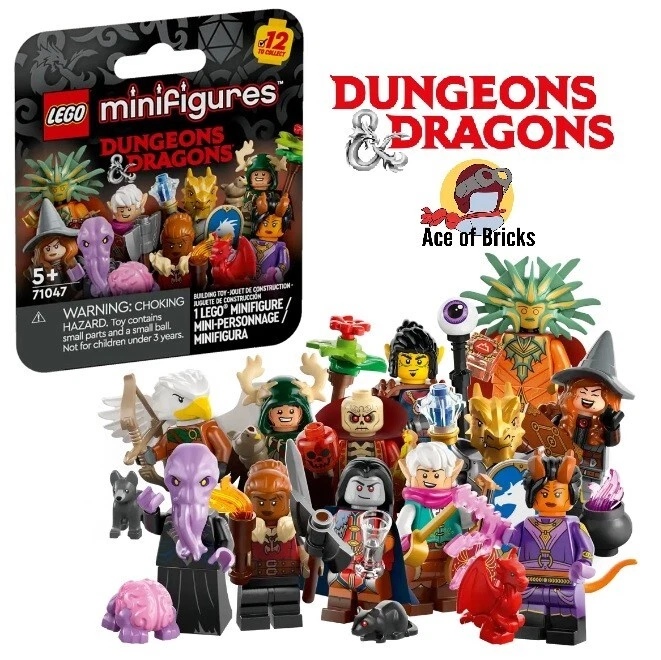 LEGO 71047 Dungeons and Dragons Minifigures - Complete Set of 12 (SEALED)