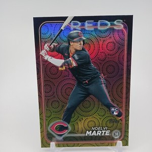 2024 Topps Series 2 - NOELVI MARTE Rookie Holiday Foil #548 - Reds