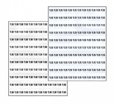120 price sheet for Dixie Narco 2145/5591,$2.00 on front $2.25 back - One Sheet