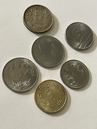 INDIA - Lot Of SIX COINS - Picture 2 of 4