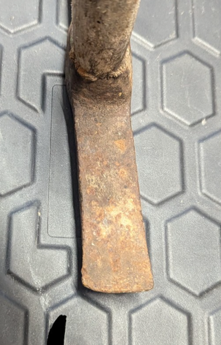 Vintage Slate Hammer Stone Masons Brick Builder Roofer Workshop Wooden Handle - Picture 5 of 8