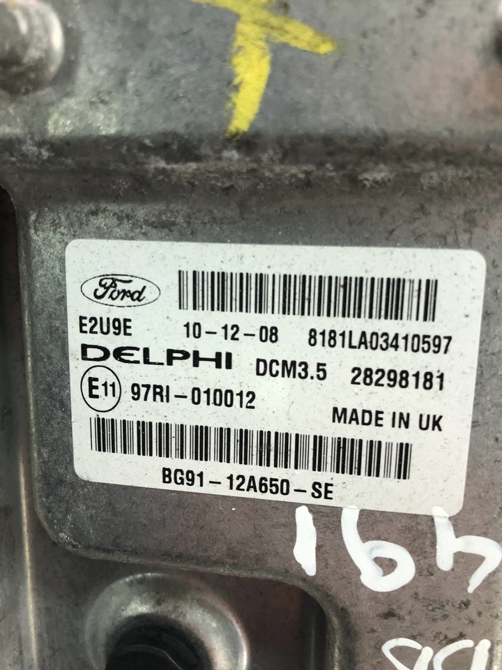 Centralina motore FORD MONDEO IV BA7 BG91-12A650-SE ECU 2012 27254113 - Immagine 4 di 4