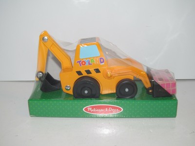 melissa and doug trailer and excavator