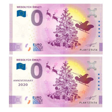 0 Euro Souvenir WESOLYCH SWIAT! 2020 - REGULAR + ANNIVERSARY